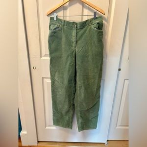 Green Corduroy Pants